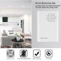 4 Wires Wired White Doorbell DC12V Access Control Door Bell Electronic Dingdong Ringtone Ring Button for Home Security System. 