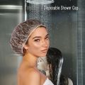 Disposable shower cap Women's waterproof hair mask cap for home bath thickened smoke proof Easy to use without electricity. 