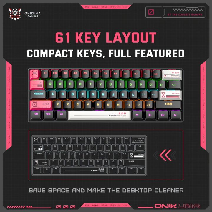 ONIKUMA%20G55%20Mechanical%20Gaming%20Keyboard%2061%20Keys%20Layout%20RGB%20Customized%20Wired%20Colorful%20LED%20Backlit%20Keyboard%20for%20Compute%20Laptop%20PC%20-%20Image%206