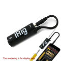 1 pc IRIG guitar interface converter 3.5mm audio cable with low background noise, high fidelity frosted anti scratch feature. 