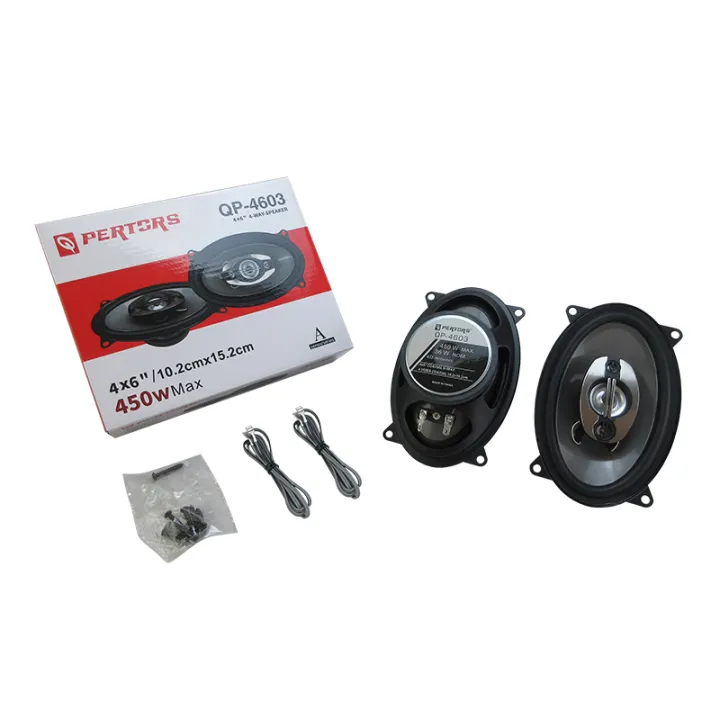 2PCS%204X6%20Inch%20(2X450W)%20900W%204-Way%20Car%20Hi-Fi%20Coaxial%20Speaker%20Door%20Audio%20Full%20Range%20Speaker%20-%20Image%206