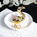 Ceramic tray Ceramic Ring Earring Dish Holder Tray Trinket, Decoration Ring Organizer Display Stand. 