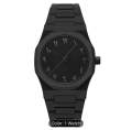 Arabic Watch  New Fashionable Men's Watch Simple Black Male Quartz Watches Arabic digital Casual Drip Oil Strap. 