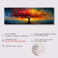 Large size Abstract Canvas Poster Red Yellow Tree of Life Wall Art Print Painting Pictures for Modern Living Room Bedroom Decor. 