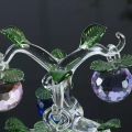 Glass Crystal Apple Tree with 6pcs. 