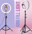 12 Inch LED Ring Light with Adjustable Stand & Phone Holder for Live Streaming, Video Recording, Photography, and Makeup Tutorials.