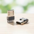 4-Pin USB Female Connector Jacks for Mobile Charger Replacement - High-Quality Universal Plug Terminals. 