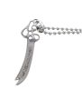 2pcs/New Combo  Deal -Mens Fashion Sterling Islamic Imam Ali Nacklace+Black Stone Braclet-Top Fashion High Quality Shar E Ali Sword Nacklace With Black Stone I'mam Zulfikar Ali Logo Braclete For Boys And Men's -Islamic Nacklace With Braclet For Men. 