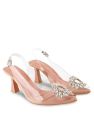 Women Peach Kitten Heels For Girls |  Stylish & Trending. 