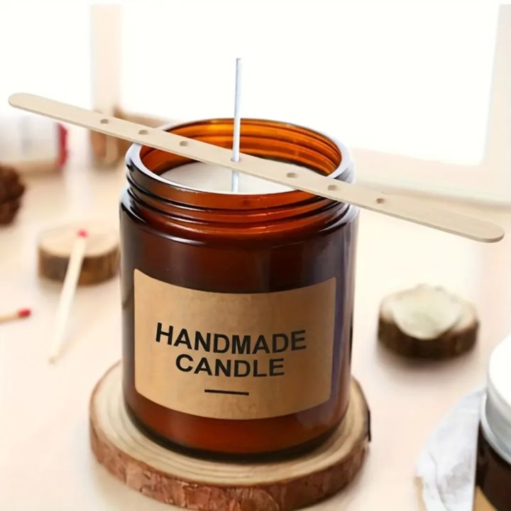 10/20/50pcs%20Wooden%20Candle%20Wick%20Holders%20Candles%20Mold%20Fixed%20Bracke%20Porous%20Wooden%20Holders%20Centering%20Device%20Bar%20for%20Candle%20Making%20-%20Image%204