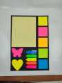 Multi-shape Sticky notes, Fancy Stationary. 