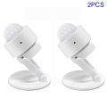 1/2pcs Tuya Zigbee Mini PIR Motion Detector + Passive Infrared Security Burglar Alarm Sensor.