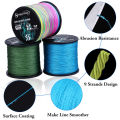 Sougayilang 300M 500M 1000M 6 Colors Strong PE Fishing Line 8+X Strands Braided Fishing Line Multifilament Durable Fishing Line. 