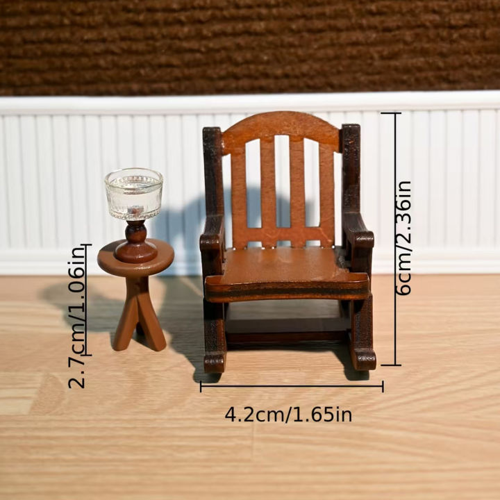 3%20Pieces%20of%20Miniature%20Decorative%20Table%20and%20Chair%20Set,%20Suitable%20for%20Creative%20%20and%20Birthday%20%20for%20Friends%20-%20Image%202