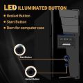 PC POWER SWITCH LED lights.