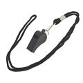 High Quality Black Whistle Referee Game Halter Whistle Outdoor Travel Hiking Whistle Suitable for Basketball Volleyball Games.