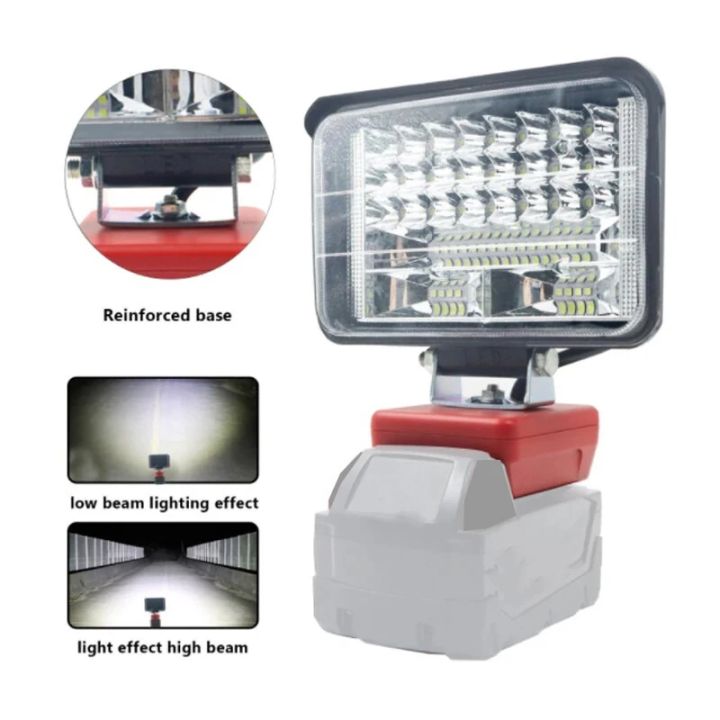 3/4/5/8%20Inch%20Car%20LED%20Work%20Light%20Flashlights%20Electric%20%20Spotlight%20For%20Milwaukee%20M&18%2018V%20Li-ion%20Battery%20High%20Low%20Beam%20-%20Image%203