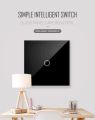 EU Touch Switch AC100-240V Led backlight Panel Tempered Crystal Glass wall Light sensory Switches 1/2/3 Gang Interruttore.