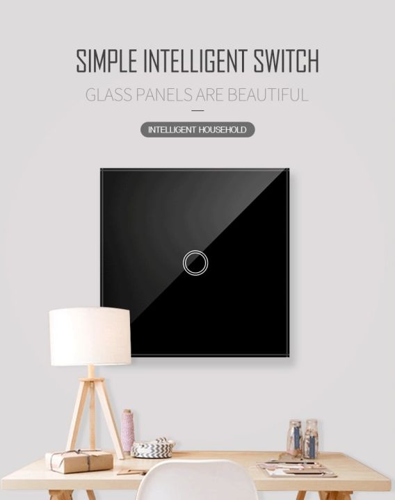 EU%20Touch%20Switch%20AC100-240V%20Led%20backlight%20Panel%20Tempered%20Crystal%20Glass%20wall%20Light%20sensory%20Switches%201/2/3%20Gang%20Interruttore%20-%20Image%202