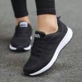 Women Casual Shoes Fashion Breathable Walking Mesh FlatShoesSneakers White Female Footwear. 