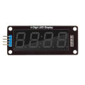 0.56 Inch TM1637 4-Digit 7 Segments LED Display Module Clock Kit for Arduino DIY Projects Red Green Blue Yellow White Options. 