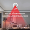 Tuya Zigbee 3.0 PIR Motion Sensor Detector Infrared Smart PIR Sensor Wireless Home Alarm System Works with Home Assistant Z2M. 