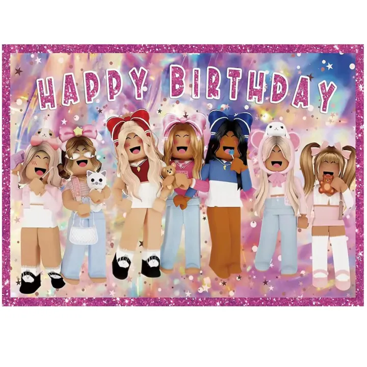 2026%20Roblox%20Game%20Backdrop%20for%20Kids%20Birthday%20Party%20Hot%20Theme%20Boys%20Photo%20Booth%20Background%20Wall%20Hanging%20Decoration%20-%20Image%204