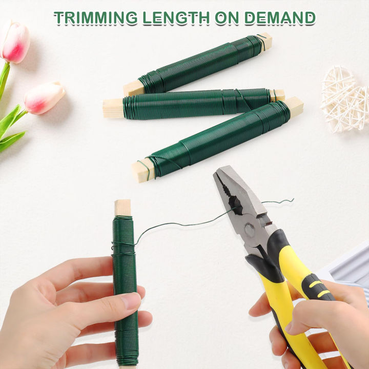 35 meter garden flower and plant binding line, durable iron wire material design, greenhouse vine planting tool