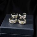 Exquisite Classic Series wire drawing craft Shiny Gardenia flower rings for women Copper plating Single Row crystal ring Jewelry. 