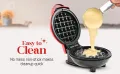 MINI Maker Waffle 4" Cooking Surface Non-Stick 350W. 