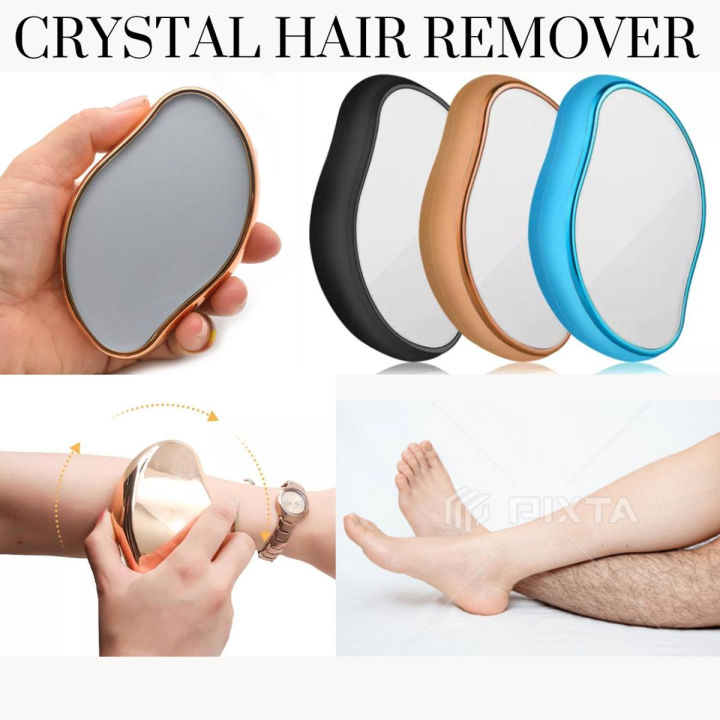Crystal%20Hair%20Remover%20Stone:%20Painless%20&%20Reusable%20Epilator%20for%20Men%20and%20Women%20-%20Multicolor%20-%20Image%203