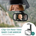 1PC & 2PC Shatterproof & Shakeproof Forward Facing Baby Car Mirror - Clip On Car Mirror for Baby, Newborn Essentials.