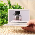 Portable Mini Makeup Mirror Notebook Macbook High Quality Cosmetic Mirror New Design Portable Makeup Mirror Compact Mirror. 