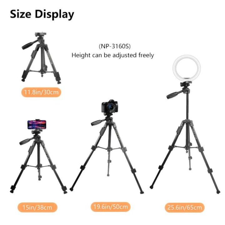 Tripod%203160S%20Portable%20Aluminum%20Dslr%20Tripod%20Camera%20Stand%20Cellphone%20Tripod%20Stand%20Vlogging%20Ringlight%20Holder%20-%20Image%207
