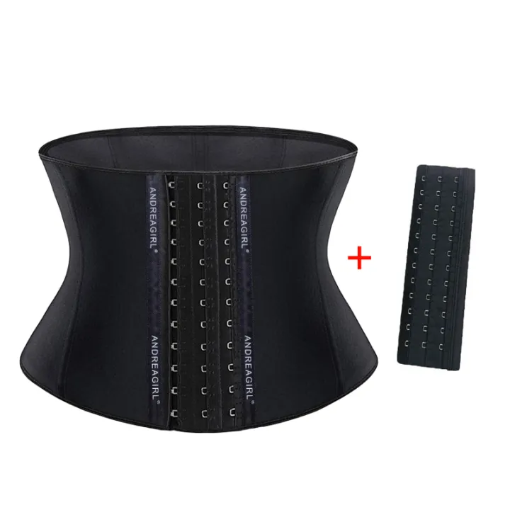 22cm%20Short%203%20Layers%20Latex%20Waist%20Trainer%20Corset%209%20Steel%20Bones%20Shapewear%20Body%20Shapers%20Women%20Corset%20Slimming%20Belt%20Waist%20Shaper%209052%20-%20Image%208