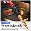 ANENG SL105 Digital Electric Soldering Iron kit Adjustable Temperature Welding Tool Portable Electrocautery Station 110V/220V. 