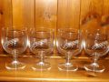 (F). Jacques Fruit Cider Glass Half Pint Glass x 4. 