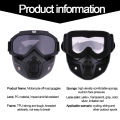 Dustproof Motocross Glasses Adjustable Motorcycle Goggles Breathable Full Face Protective Motorbike Dirt Bike Off-road Mask. 