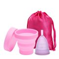 Medical Grade Silicone Menstrual Cup Sterilizer Feminine Hygiene Menstrual Cup Sterilizing Menstrual Period Cup for Women Lady. 