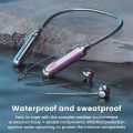 Bluetooth 5.2 Earphones Neckband Headphones TWS Wireless Headsets HiFi Stereo LED Digital Display Dual Mode Waterproof Earbuds.