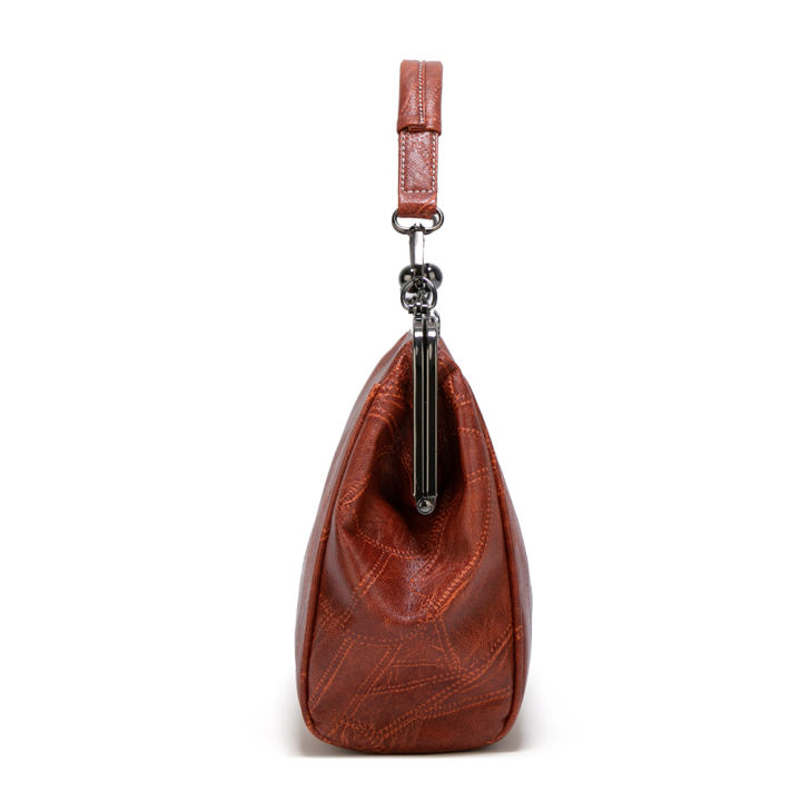 Shoulder%20Bags%20Women%20Retro%20Frame%20Purses%20Girls%20Crossbody%20Messenger%20Bag%20Small%20handbags%20for%20Phone%20Party%20Faux%20Oil%20Leather%20Clip%20Bag%20-%20Image%204