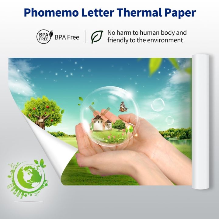 A4/US%20Letter%20Thermal%20Paper%20Rolls%20100%20Sheets%20Quick-Dry%20Waterproof%20for%20Office/Logistics/Medical%20Use%20A40/X8/M08F%20Printer%20Compatible%20-%20Image%203