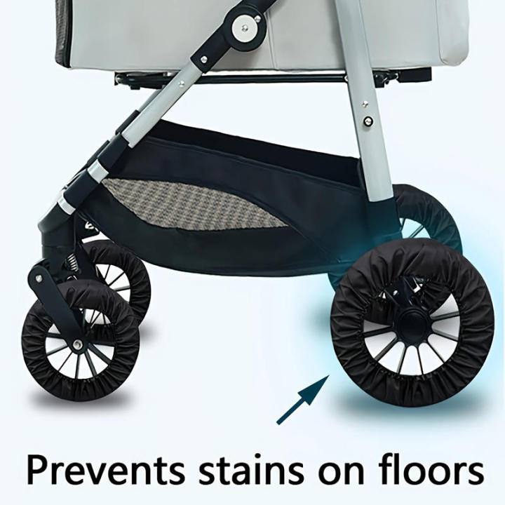 4Pcs/set%20Baby%20Stroller%20Wheel%20Cover%20Dustproof%20Wheelchair%20Tire%20Protector%20Infant%20Pushchair%20Pram%20Wheel%20Anti-Dirty%20Case%20Acce%20-%20Image%202