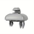 1Pcs Car Sun Visor Clip Gray Interior Hanger Hook Clip Bracket for Audi A1 A3 S3 A4 S4 Allroad A5 S5 Q3 Q5 8U0857562A Grey.