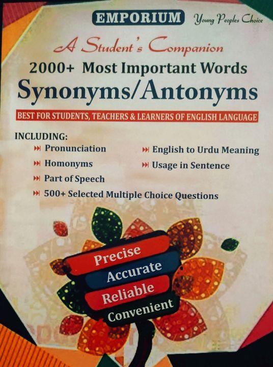 Synonyms/Antonyms 2000 Most Important Words-Emporium Publisher