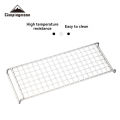 CAMPINGMOON MTG-G Camping Equipment Barbecue G-net Small and Lightweight Grill with 304 Stainless Steel Barbecue Net.
