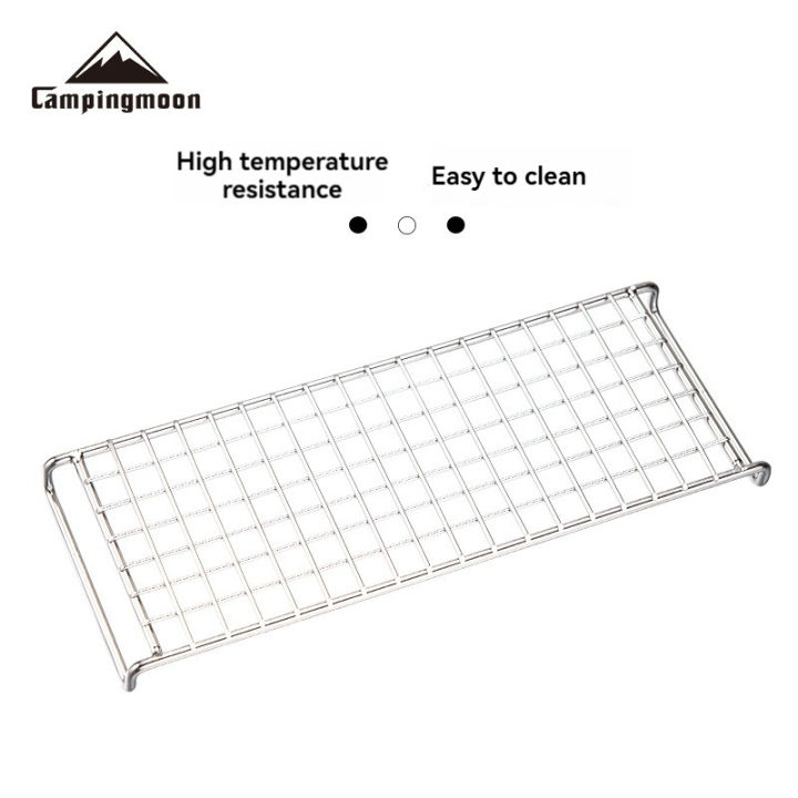CAMPINGMOON%20MTG-G%20Camping%20Equipment%20Barbecue%20G-net%20Small%20and%20Lightweight%20Grill%20with%20304%20Stainless%20Steel%20Barbecue%20Net%20-%20Image%204