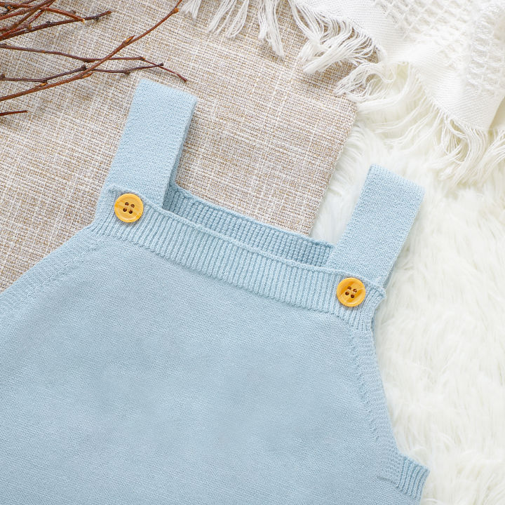 Newborn%20Baby%20Bodysuit%20Cotton%20Knit%20Infant%20Boy%20Girl%20Jumpsuit%20Sleeveless%20Summer%20Children%20Sling%20Clothes%20Fashion%20Solid%200-18M%20Overalls%20-%20Image%204