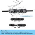 5 Pairs Solar Connectors Male/Female IP67 Waterproof Solar Panel Cable Connectors with Spanners. 