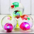 LED Flashing Colour Changing Bunching Ball Super Glitter Water Ball - Multicolor 1pcs.